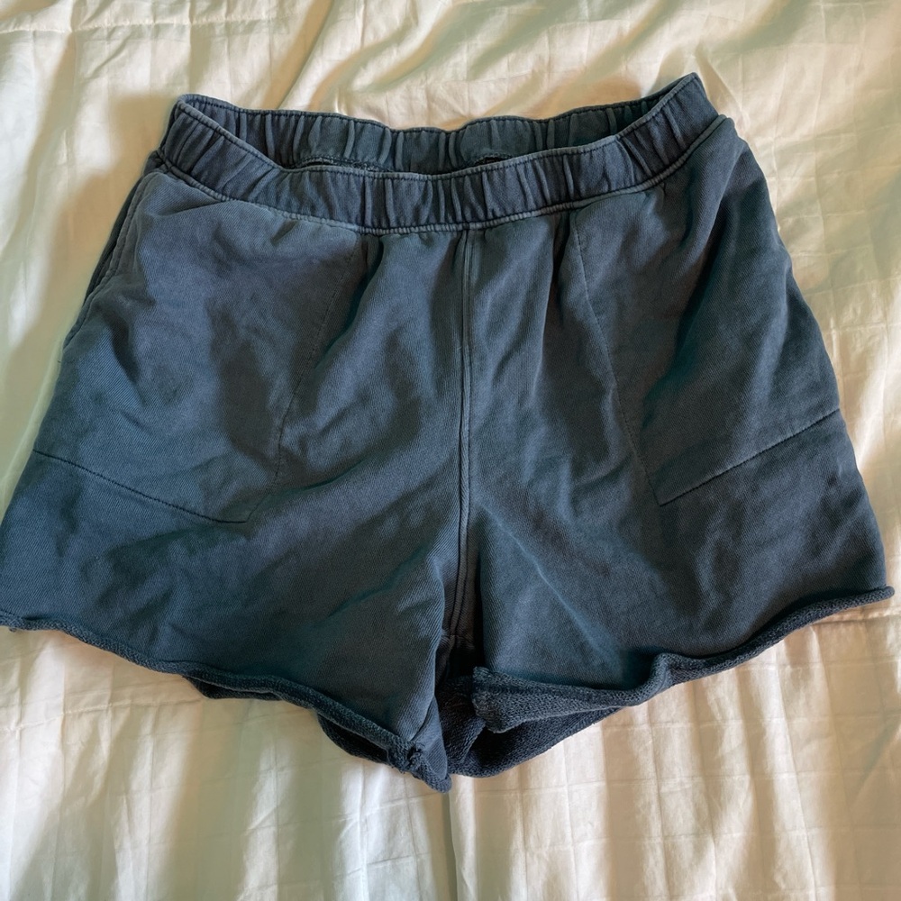 Women's blue sweatshorts